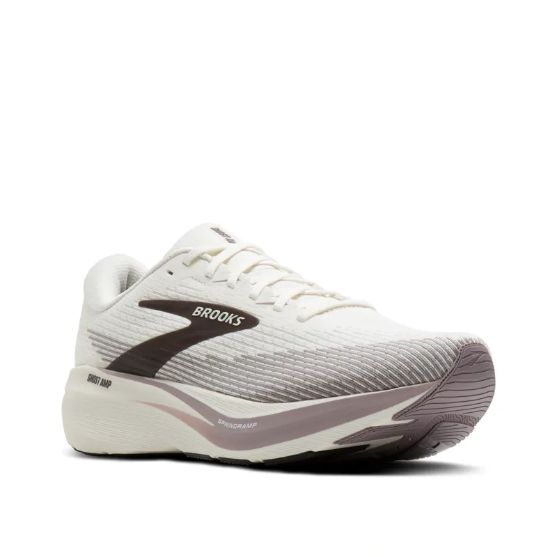Brooks Ghost Amp Men's Running Shoes - Coconut/Purple Dove-2