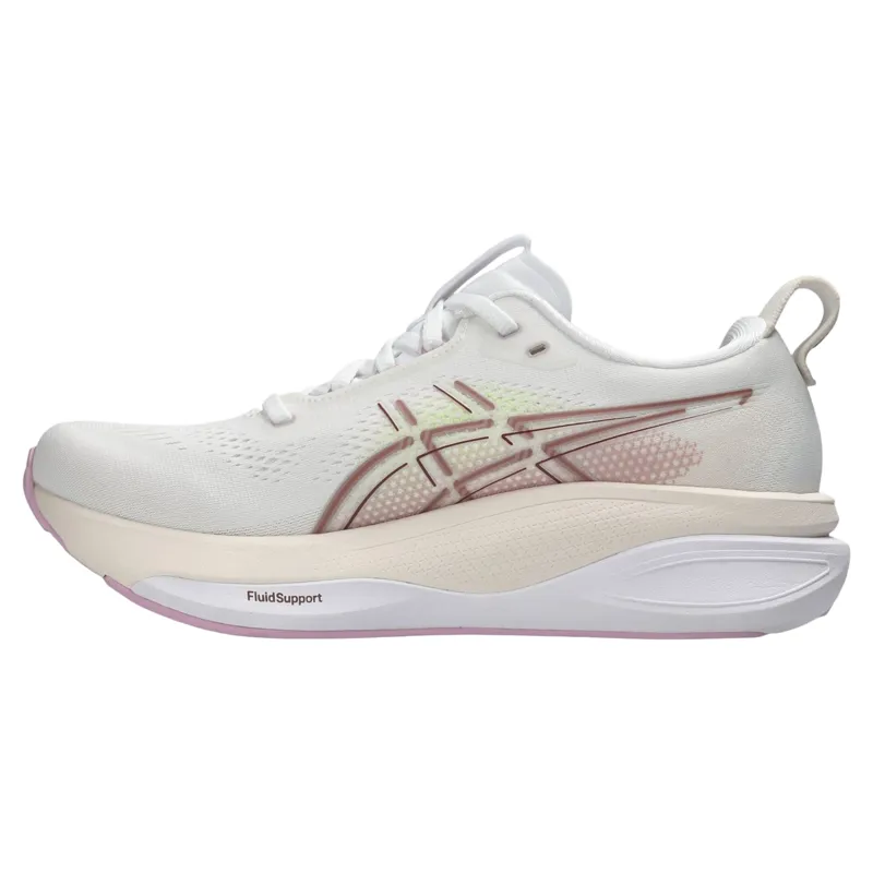 Asics Gel-Kayano 33 Women's Running Shoes - White/Hazy Lilac-11