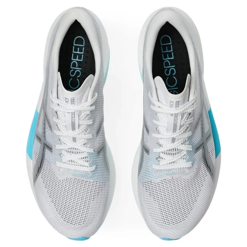 Asics Magic Speed 5 Unisex Running Shoes - White/Pure Silver-5
