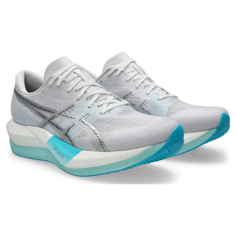 Asics Magic Speed 5 Unisex Running Shoes - White/Pure Silver-2
