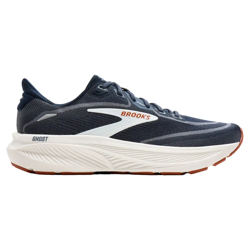 Brooks Ghost 18 Men's Running Shoes - Navy Blazer/Red Earth/Blue