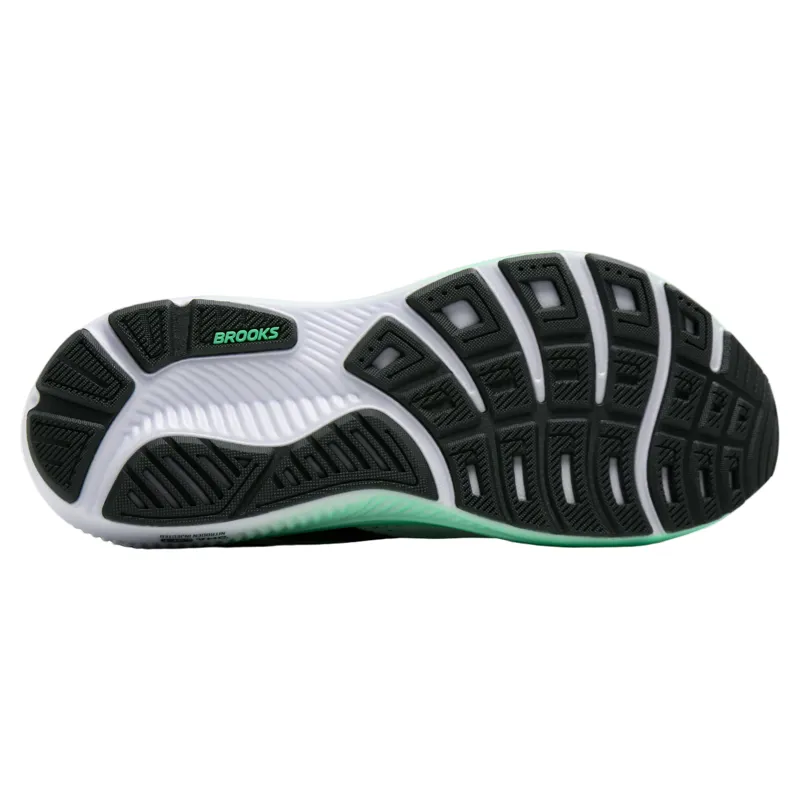 Brooks Ghost 18 Men's Running Shoes - White/Spring Bud/Spruce-6