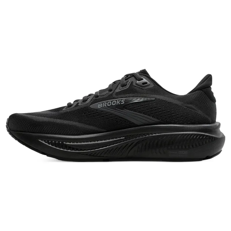 Brooks Ghost 18 Wide 1D Women's Running Shoes - Black/Black/Ebony-1