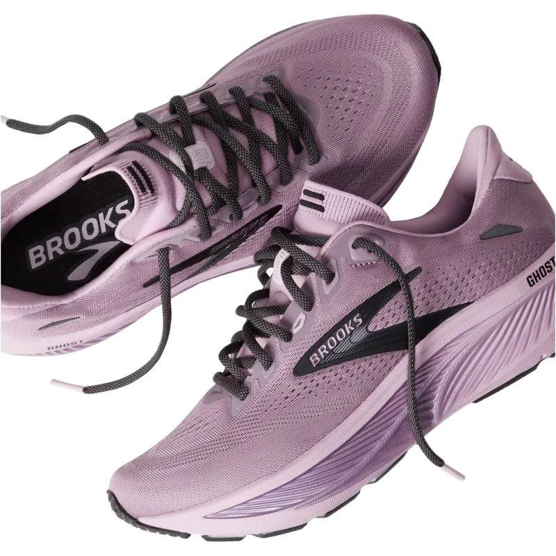 Brooks Ghost 18 Women's Running Shoes - Elderberry/Black-1