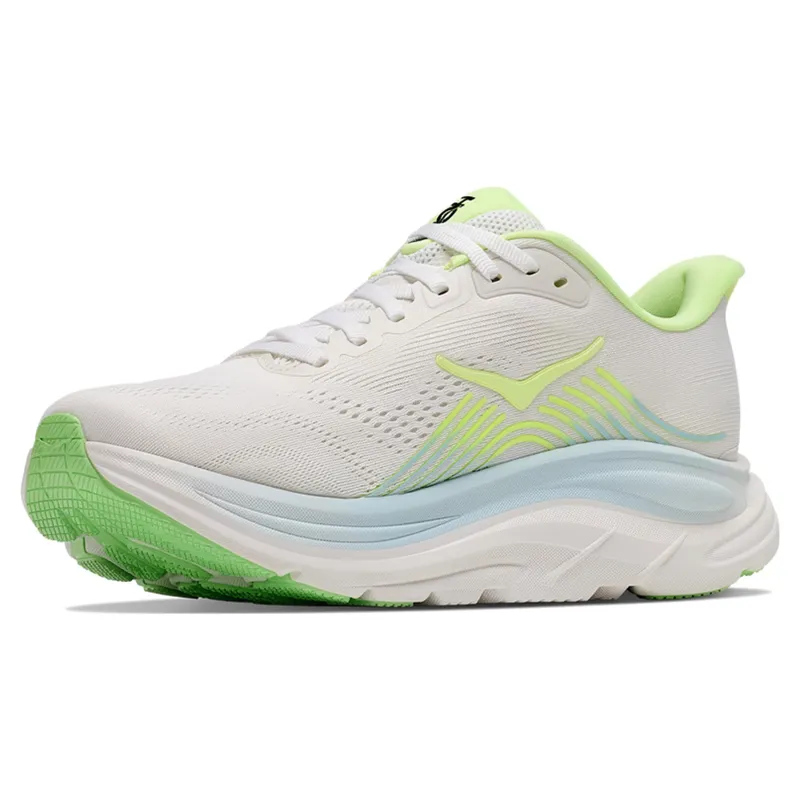 Hoka Clifton 11 Women's Running Shoes - Frost/Neon Yuzu-2