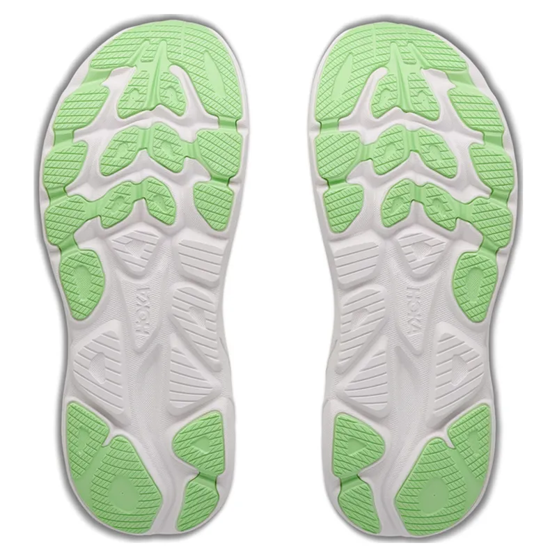 Hoka Clifton 11 Women's Running Shoes - Frost/Neon Yuzu-7