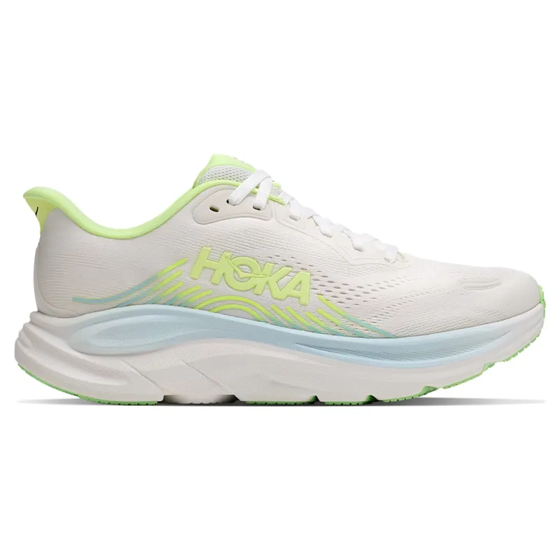 Hoka Clifton 11 Women's Running Shoes - Frost/Neon Yuzu