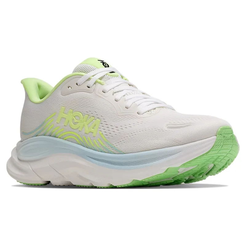 Hoka Clifton 11 Women's Running Shoes - Frost/Neon Yuzu-1