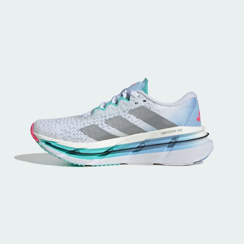 Adidas Adistar BYD Women's Running Shoes - White/Silver/Aqua-1
