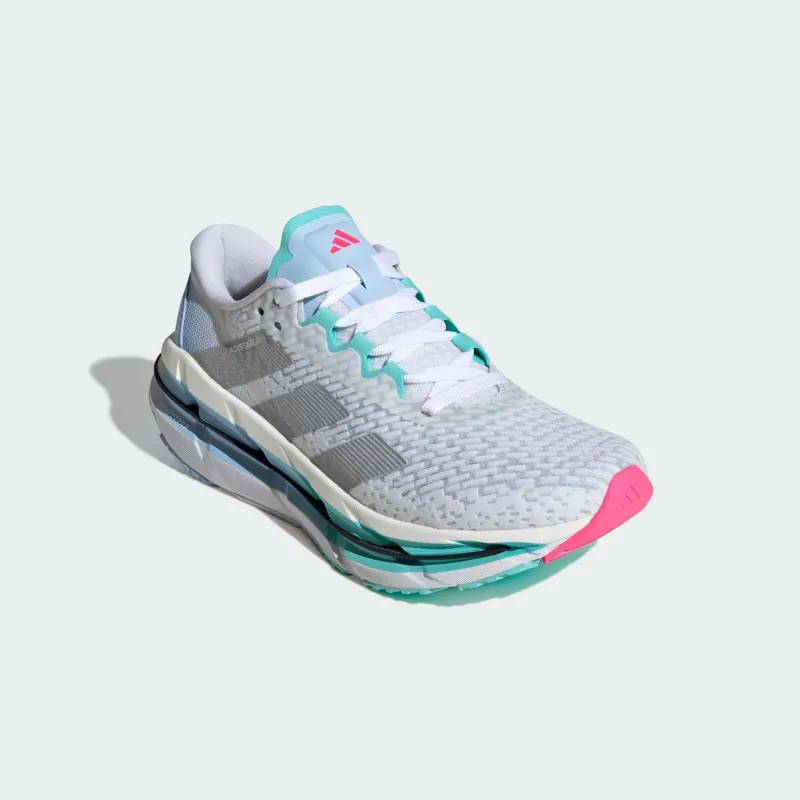 Adidas Adistar BYD Women's Running Shoes - White/Silver/Aqua-2