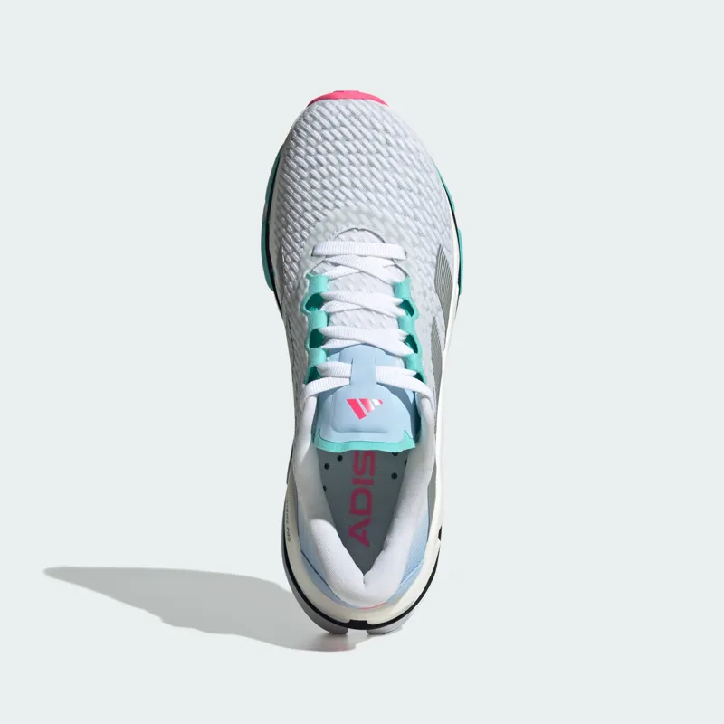 Adidas Adistar BYD Women's Running Shoes - White/Silver/Aqua-4