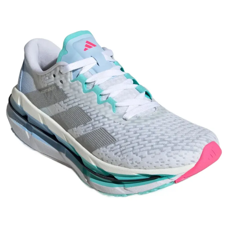 Adidas Adistar BYD Women's Running Shoes - White/Silver/Aqua-2