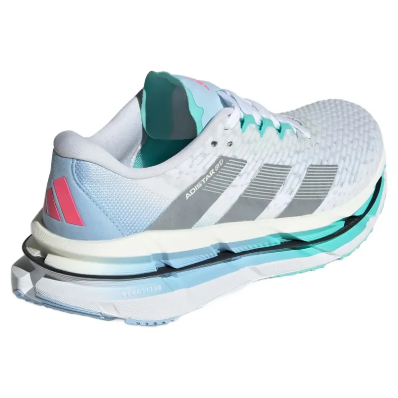 Adidas Adistar BYD Women's Running Shoes - White/Silver/Aqua-3