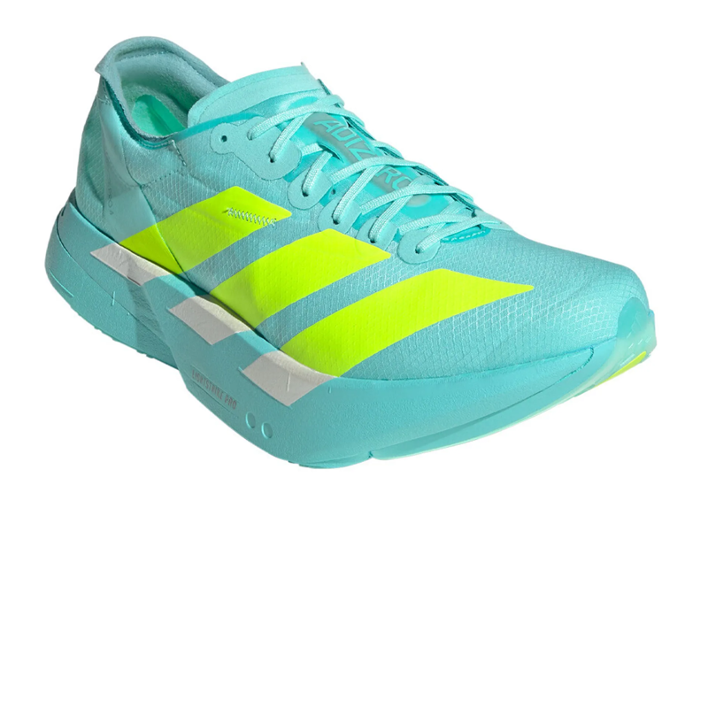 Adidas Adizero Adios Pro 4 Men's Running Shoes - Aqua/Lemon/Mint-4