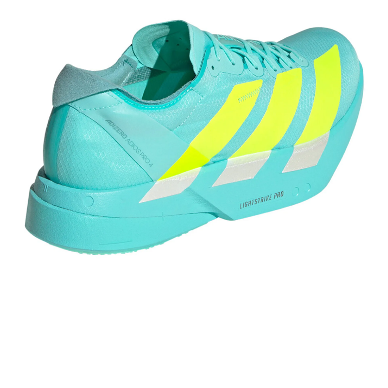 Adidas Adizero Adios Pro 4 Men's Running Shoes - Aqua/Lemon/Mint-5