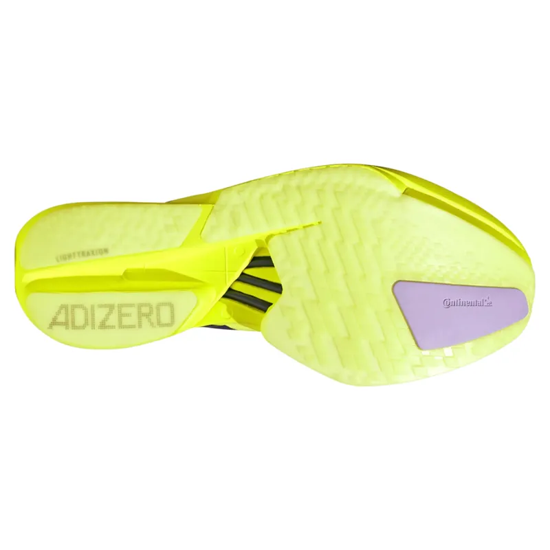 Adidas Adizero Adios Pro 4 Men's Running Shoes - Yellow/Aurora/Plum-5