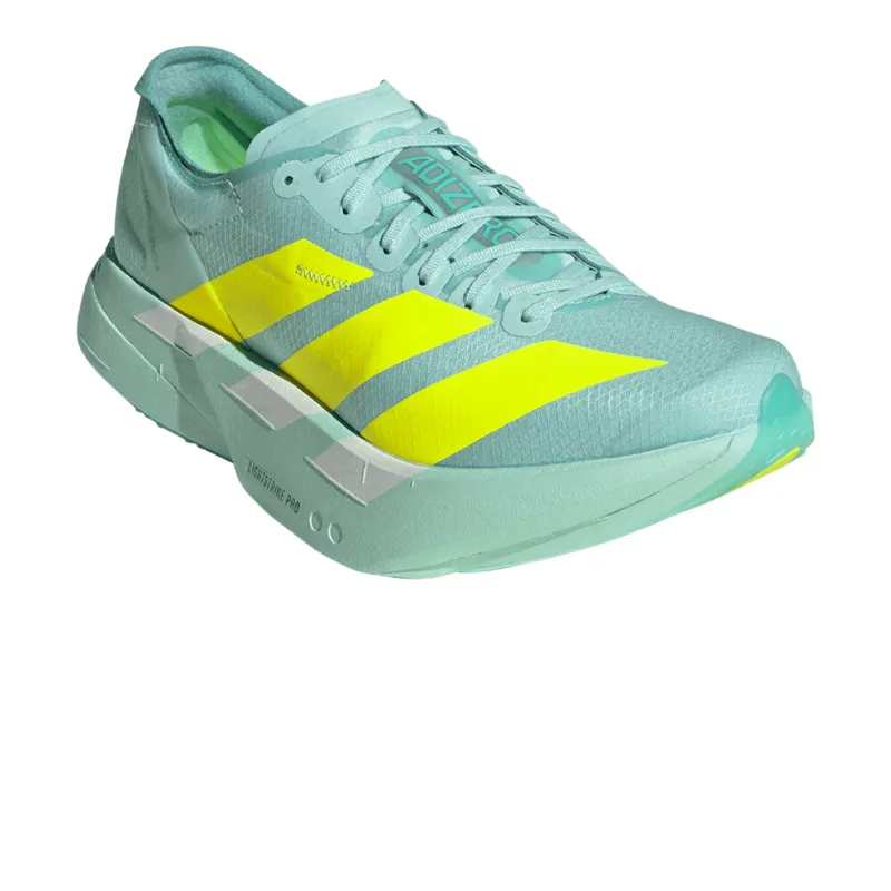 Adidas Adizero Adios Pro 4 Women's Running Shoes - Aqua/Lemon/Mint-4