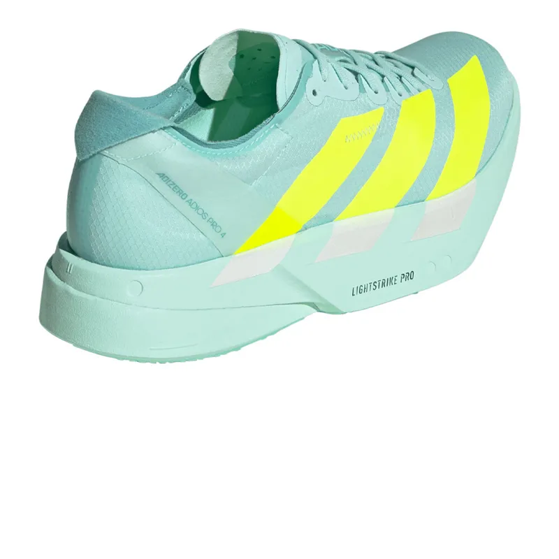 Adidas Adizero Adios Pro 4 Women's Running Shoes - Aqua/Lemon/Mint-5
