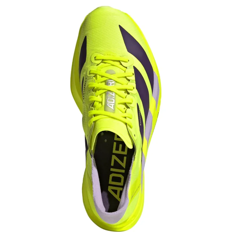 Adidas Adizero Adios Pro 4 Women's Running Shoes - Yellow/Plum/Plum-4