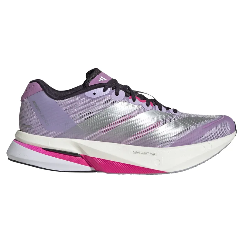 Adidas Adizero Boston 13 Women's Running Shoes - Power/Silver/Pink