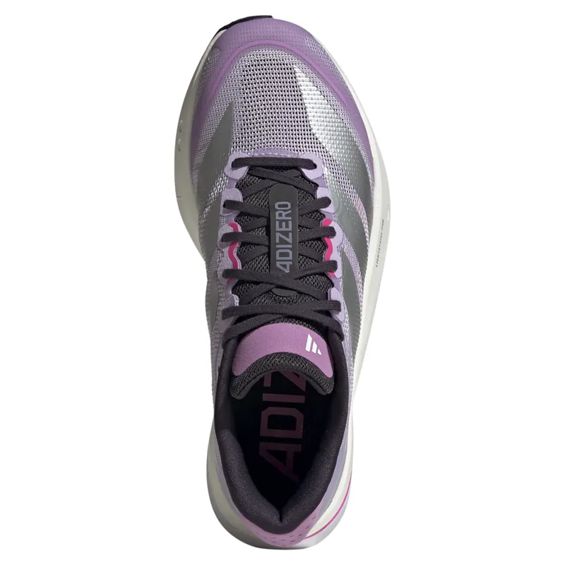 Adidas Adizero Boston 13 Women's Running Shoes - Power/Silver/Pink-2