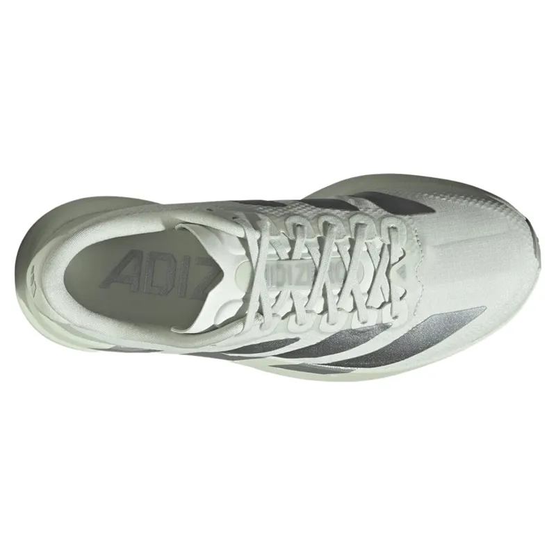 Adidas Adizero EVO SL Woven Women's Running Shoes - Jade/Grey Met.-4