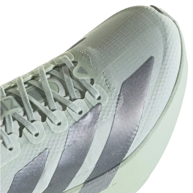 Adidas Adizero EVO SL Woven Women's Running Shoes - Jade/Grey Met.-6