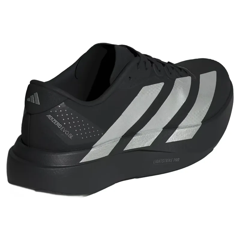Adidas Adizero EVO SL Woven Women's Running Shoes - Blk/Silver/Carbon-3