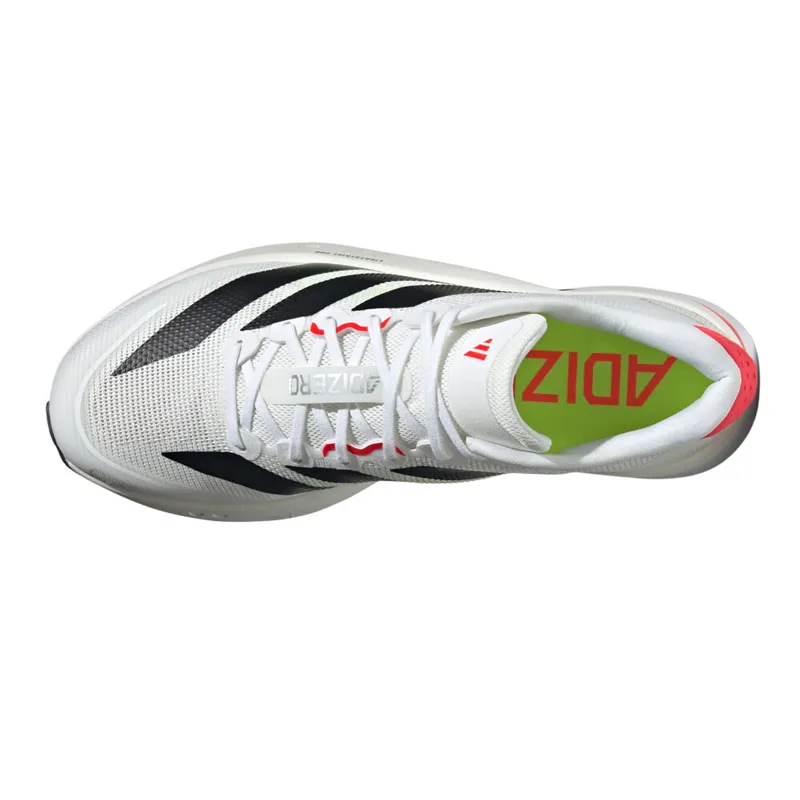 Adidas Boston 13 Men's Running Shoes - White/Black/Red-2