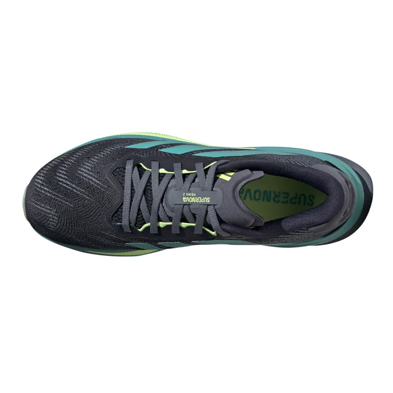 Adidas Supernova Prima 2 Men's Running Shoes - Onix/Mint/Yellow-2