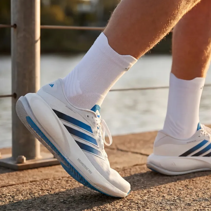 Adidas Supernova Prima 3 Men's Running Shoes - Crystal White/Blue Rush-9