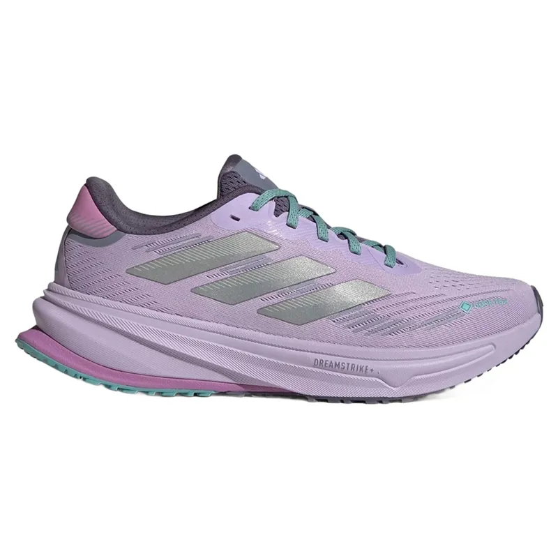 Adidas Supernova Rise GTX Women's Running Shoes - Plum/Silver/Mint