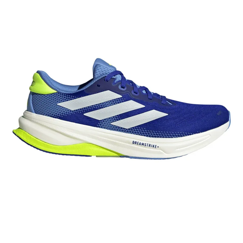 Adidas Supernova Solution 2 Men's Running Shoes - Blue/Metalic/Lemon