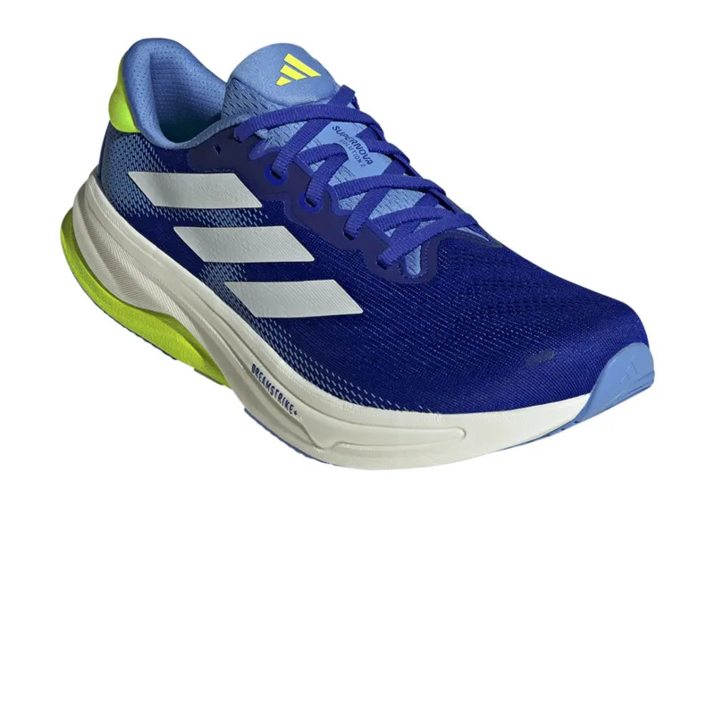 Adidas Supernova Solution 2 Men's Running Shoes - Blue/Metalic/Lemon-4