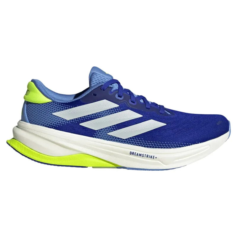 Adidas Supernova Solution 2 Men's Running Shoes - Blue/Metalic/Lemon