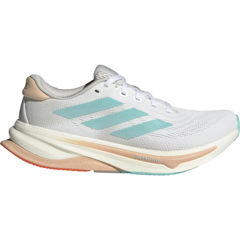 Adidas Supernova Solution 2 Women's Running Shoes - White/Aqua/Coral
