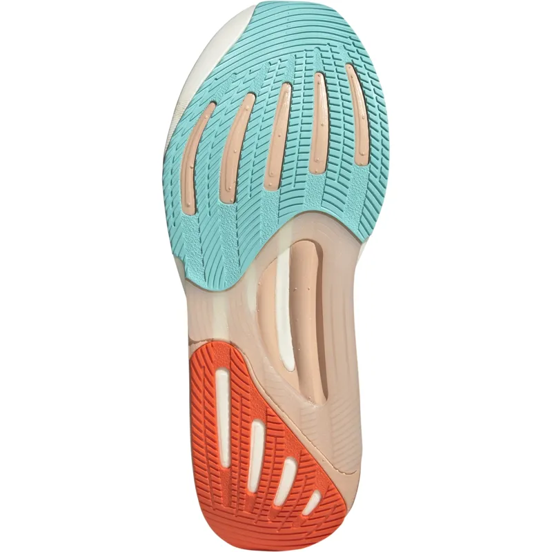 Adidas Supernova Solution 2 Women's Running Shoes - White/Aqua/Coral-5