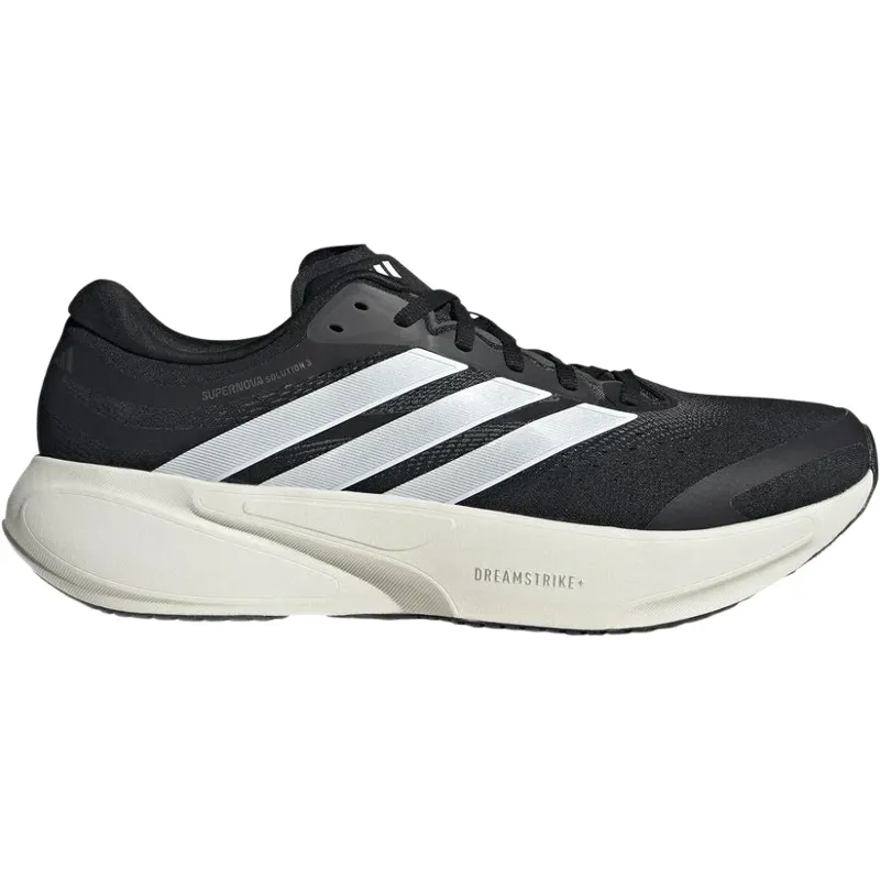 Adidas Supernova Solution 3 Men's Running Shoes - Black/White/Grey