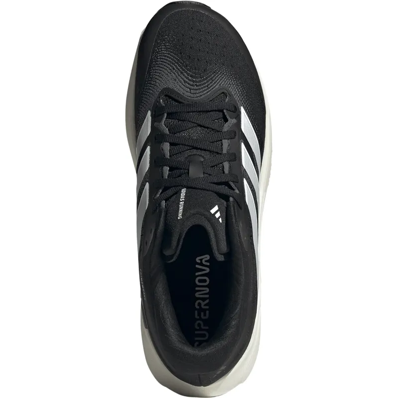 Adidas Supernova Solution 3 Men's Running Shoes - Black/White/Grey-3