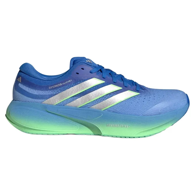 Adidas Supernova Solution 3 Men's Running Shoes in Blue/Silver/Lime