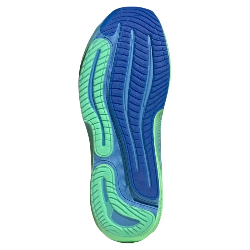 Adidas Supernova Solution 3 Men's Running Shoes in Blue/Silver/Lime-4