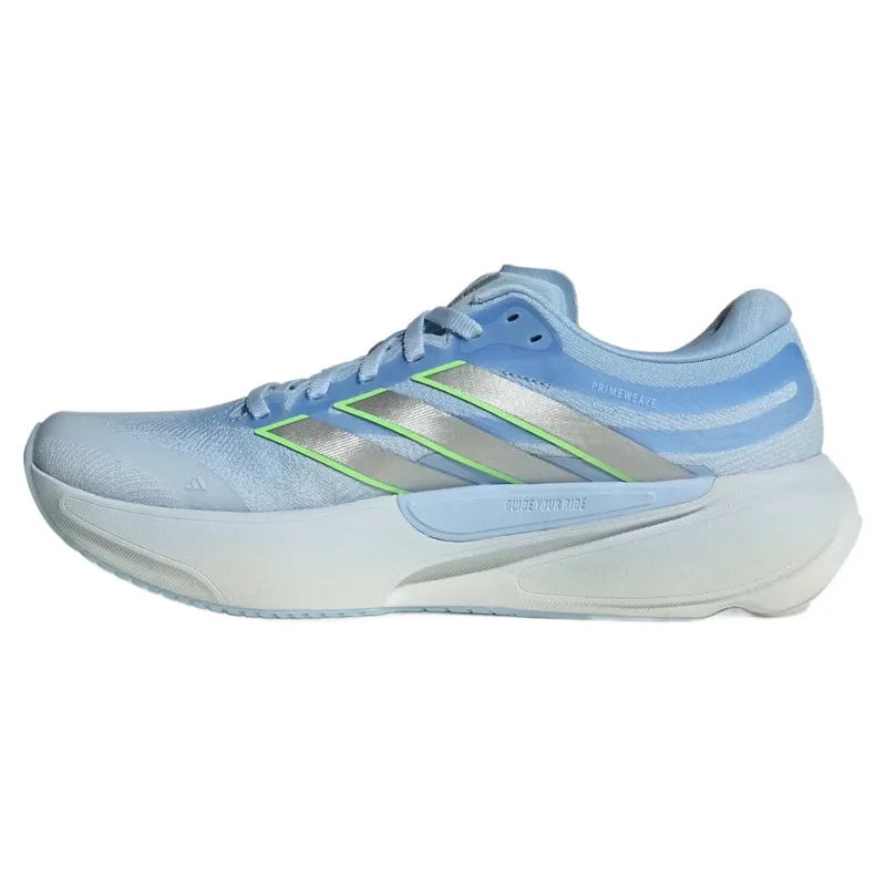 Adidas Supernova Solution 3 Women's Running Shoes - Sky/Silver/Lime-1