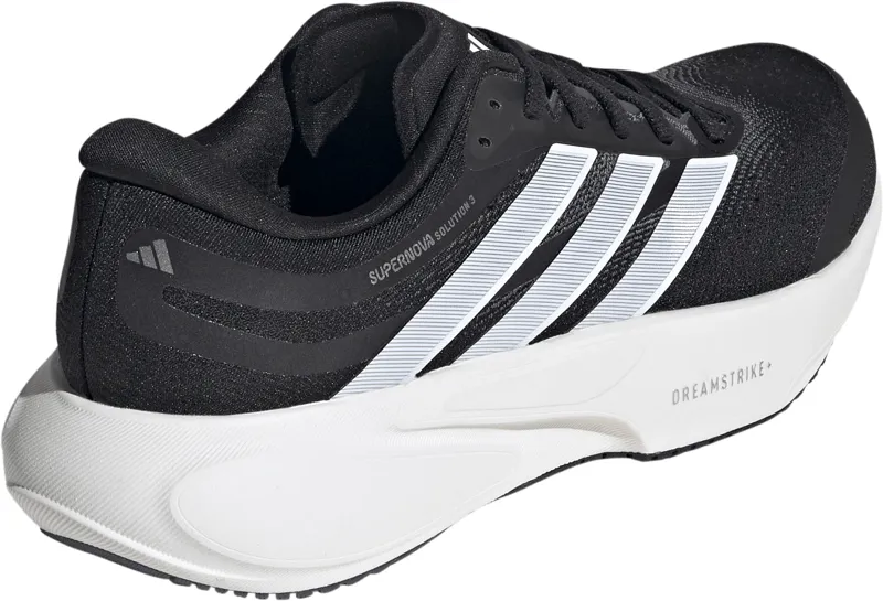 Adidas Supernova Solution 3 Women's Running Shoes - Black/White/Grey-3