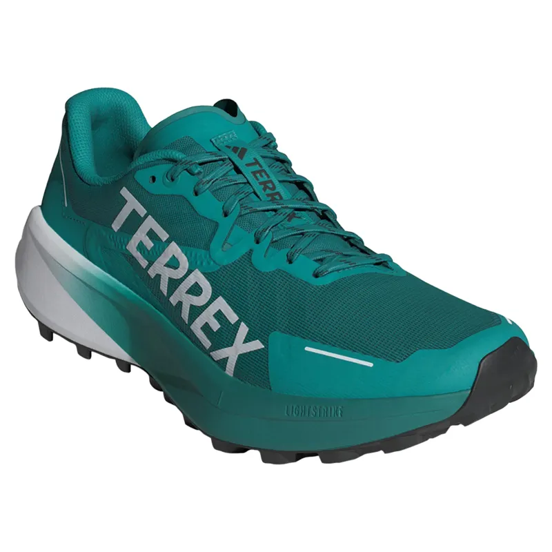 Adidas Terrex Agravic 3 Men's Trail Running Shoes - Teal/Grey/Black-4