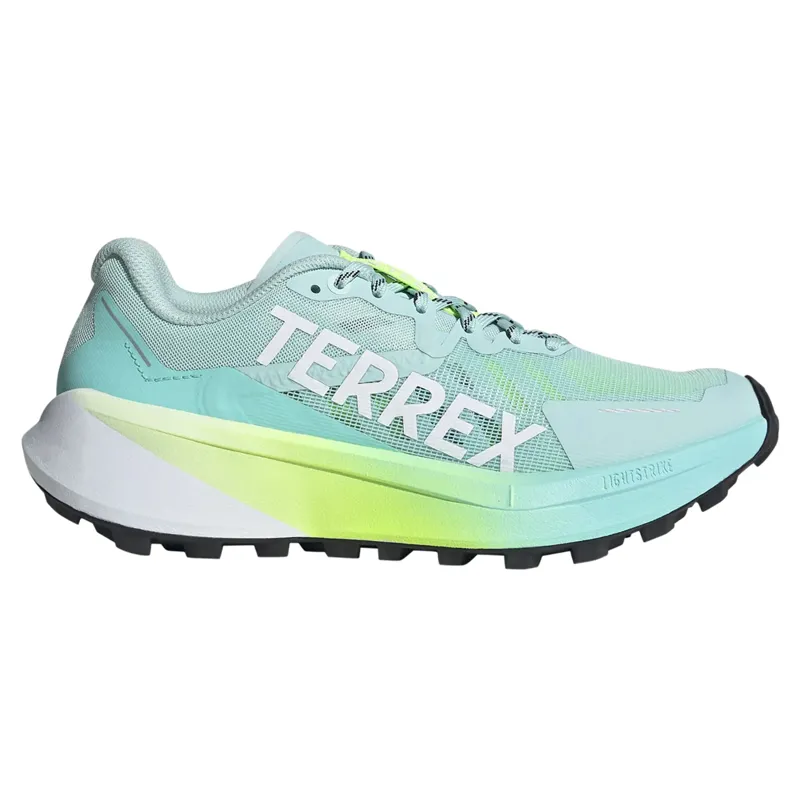 Adidas Terrex Agravic 3 Women's Trail Running Shoes - Aqua/White/Lemon