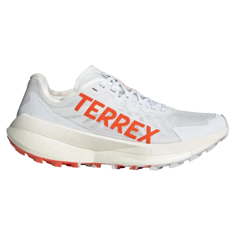 Adidas Terrex Agravic Speed Women's Trail Running Shoes - WHT/ORG/GRY