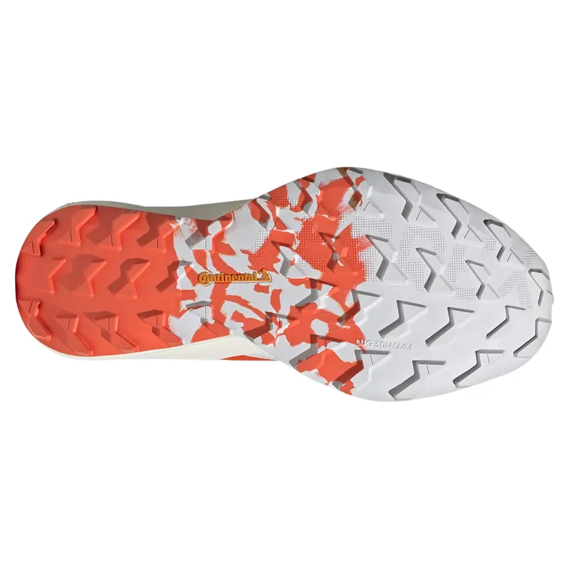 Adidas Terrex Agravic Speed Women's Trail Running Shoes - WHT/ORG/GRY-3