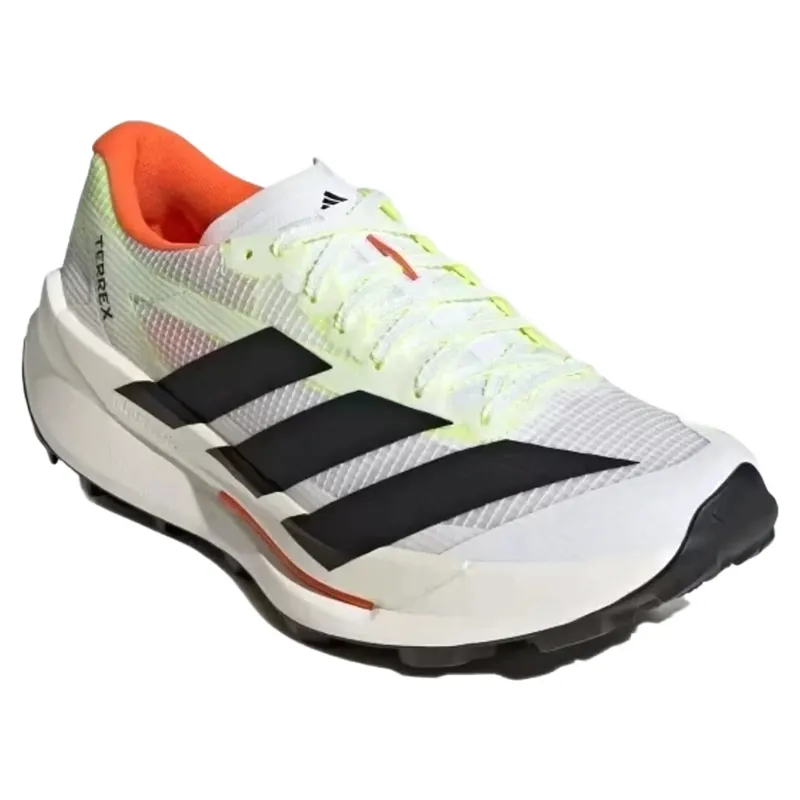 Adidas Terrex Agravic TT Men's Trail Running Shoes - Wht/Blk/Orange-2