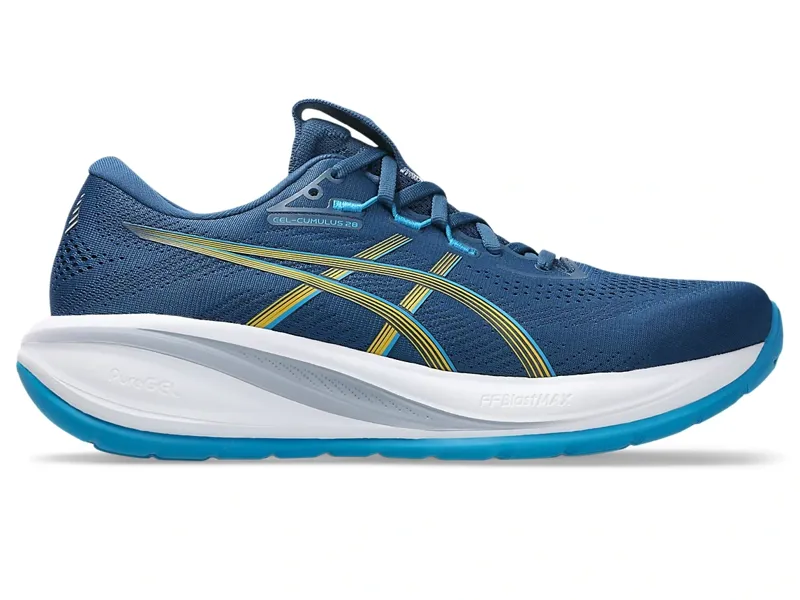 Asics Gel-Cumulus 28 Men's Running Shoes - Twilight Blue/Yamabuki