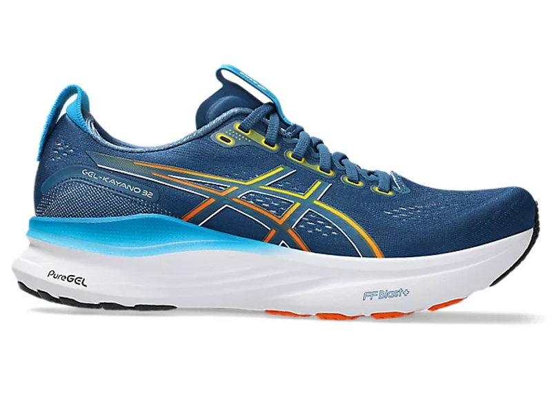 Asics Gel-Kayano 32 Men's Running Shoes - Twilight Blue/Anzu